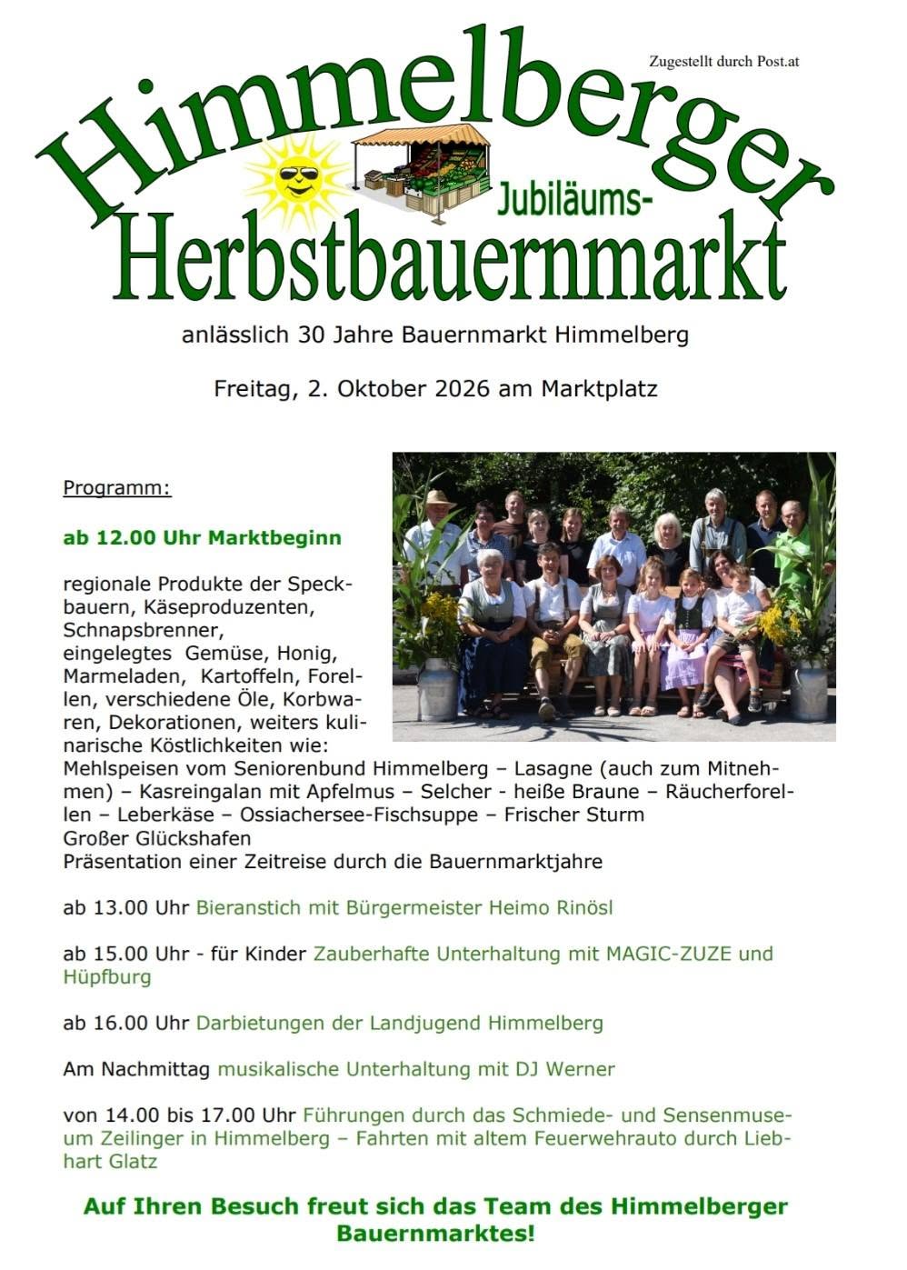 Jubil&auml;ums-Herbstbauernmarkt
