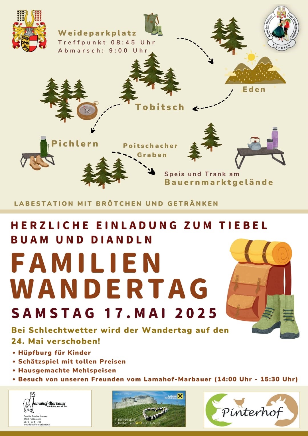 Tiebelbuam Wandertag