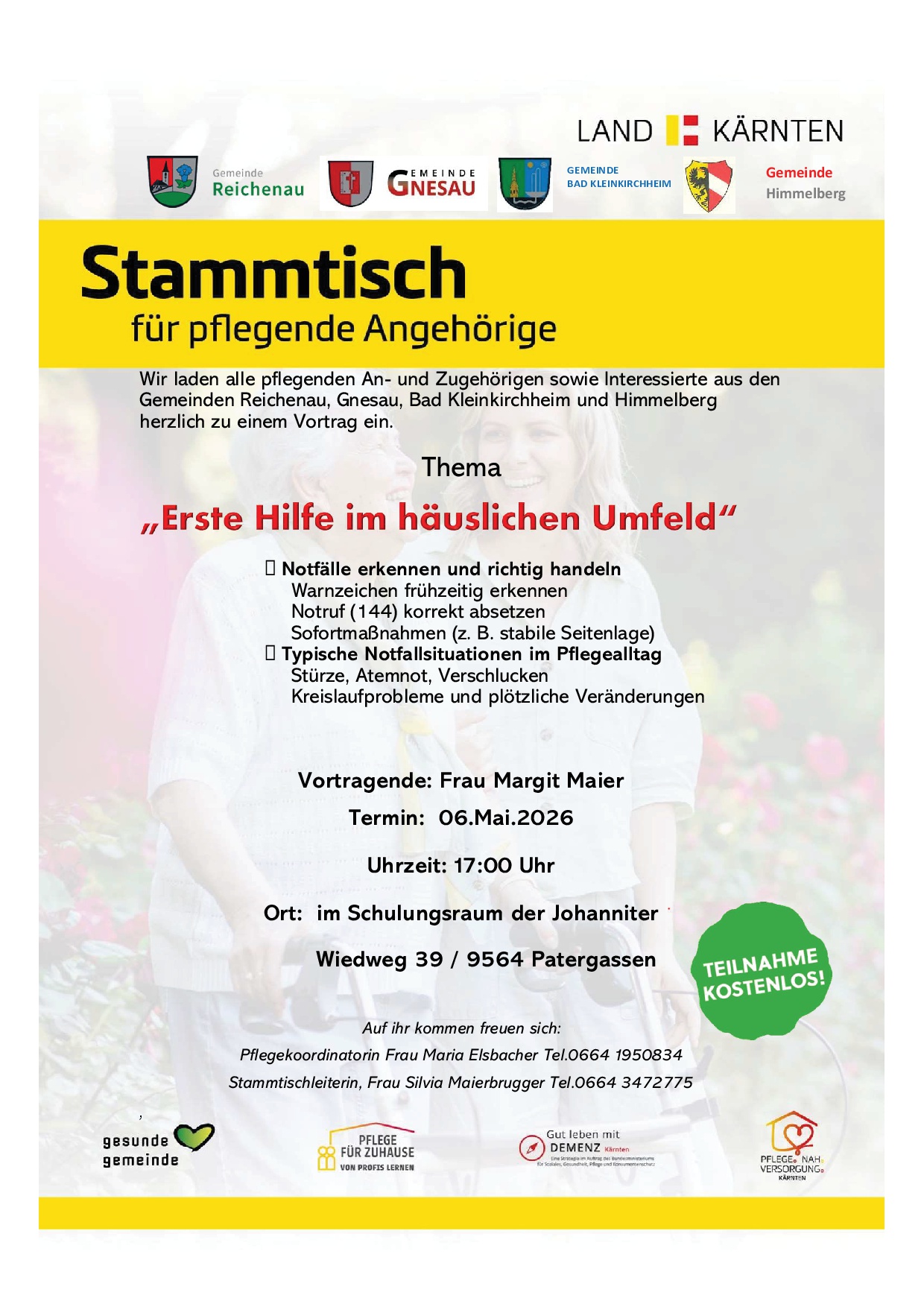 Einladung Mai